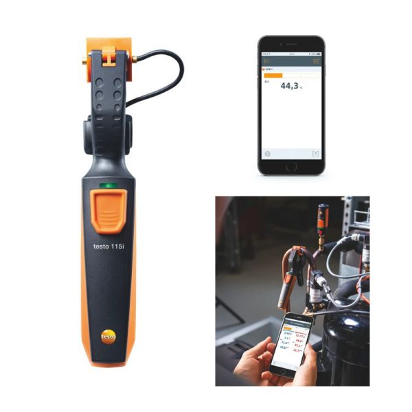 testo 115 i - Zangenthermometer mit Smartphone-Bedienung