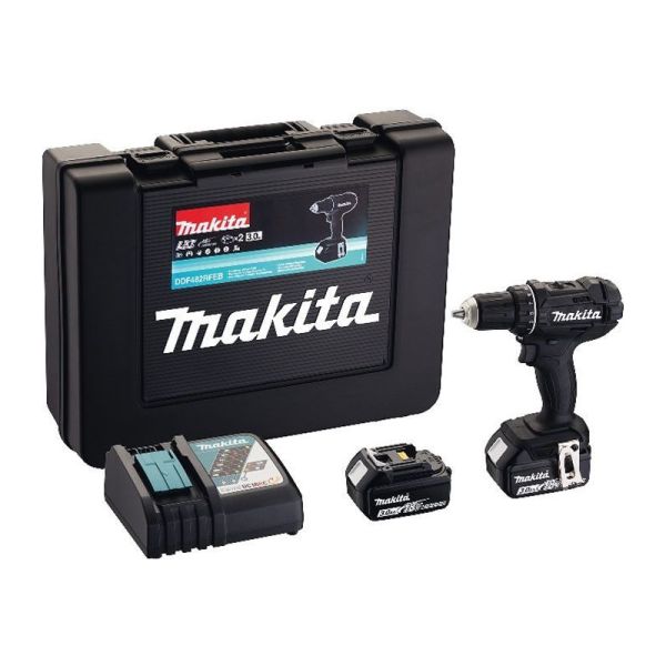 Makita DDF482RFEB 2 x 3,0Ah + Schnellladegerät - Akku Bohrschrauber 18 V