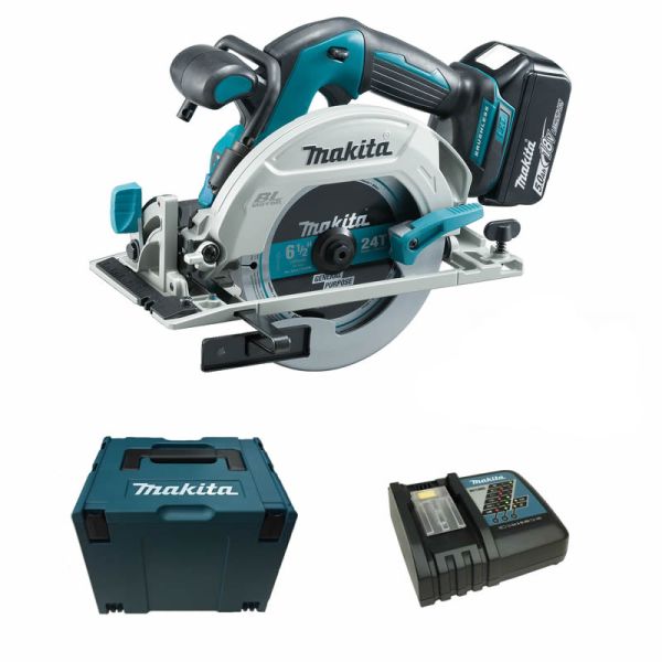 Makita DHS680RT1J ( RTJ ) 1 x 5,0 Ah - Akku Handkreissäge 18 V