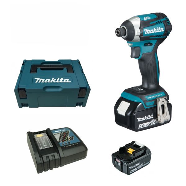 Makita DTD154RTJ 2 x 5,0 Ah – Akku Schlagschrauber 18 V