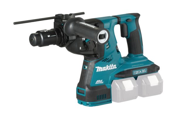 Makita DHR281PG2J 2 x 6,0 Ah + Doppellader DC18RD - Akku Kombihammer 28 mm mit Wechselfutter