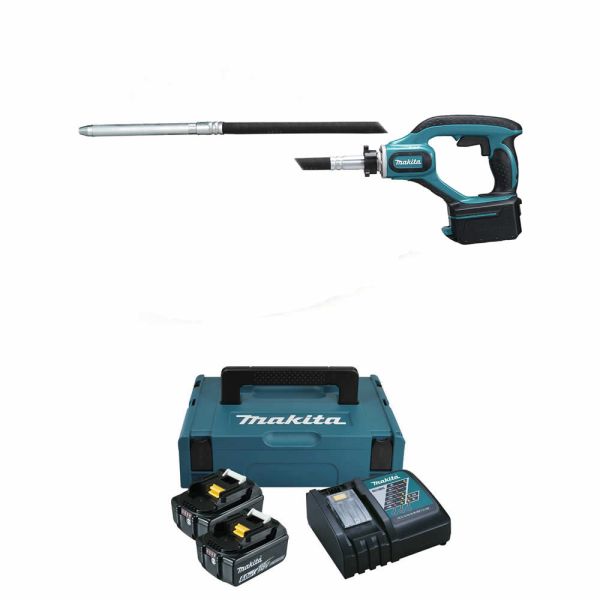 Makita DVR450RGE 2 x 6,0 Ah - Akku Betonverdichter