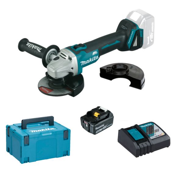 Makita DGA504RT1J 1 x 5,0 Ah - Akku Winkelschleifer 18 V