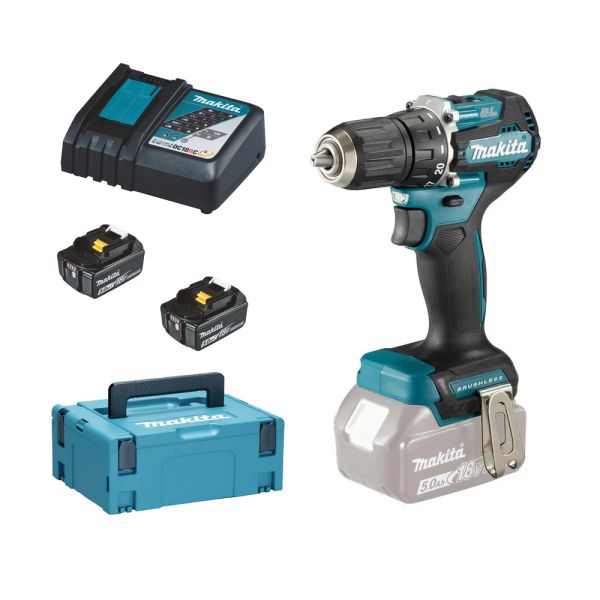 Makita DDF487RTJ 2 x 5.0 Ah - Akku Bohrschrauber 18 V