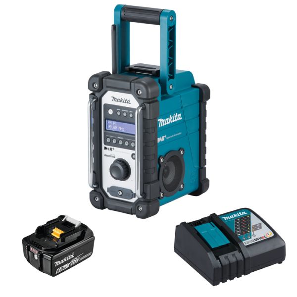 Makita DMR110 1 x 6,0 Ah - Akku Baustellenradio + Ladegerät