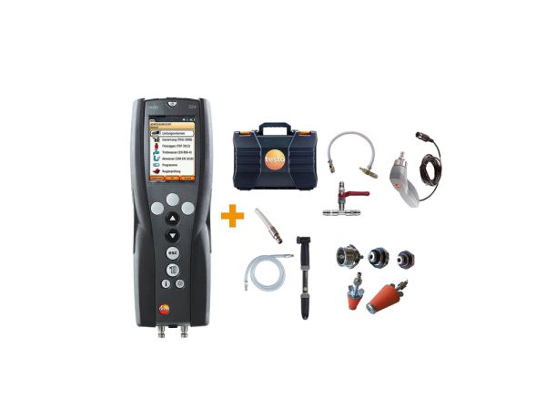 testo 324 Gas- und Wasser-Set - Druck- und Leckmengenmessgerät 0563 3240 77