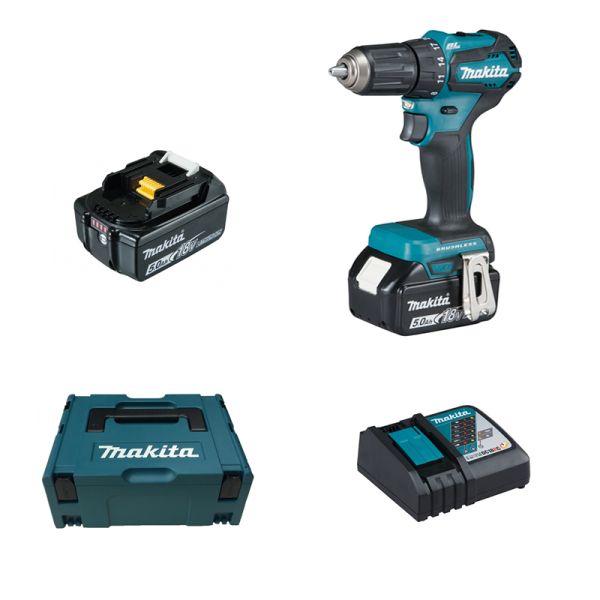 Makita DDF483RTJ 2 x 5,0 Ah - Akku Bohrschrauber 18 V