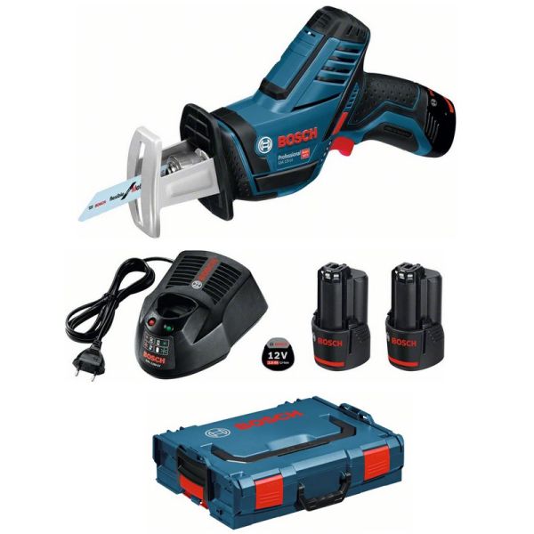 Bosch GSA 12V-14 2 x 2,0 Ah L-Boxx - Akku Säbelsäge