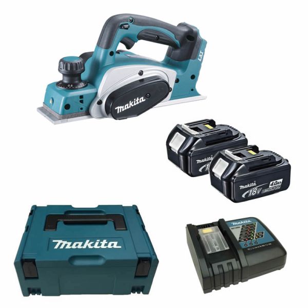 Makita DKP180RMJ 2 x 4,0 Ah - Akku Hobel 18 V