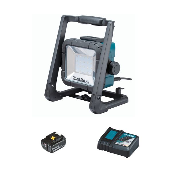 Makita DML805 ( DEADML805 ) inkl. Akku 5,0 Ah + Ladegerät - LED Baustrahler 18 V / 14,4 V