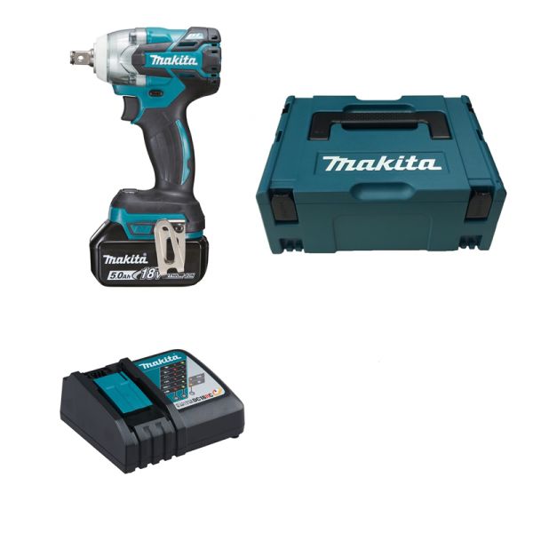 Makita DTW285RT1J ( RTJ ) 1 x 5,0 Ah - Akku Schlagschrauber 18 V