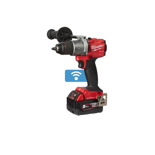 Milwaukee M18 ONEPD2-502X 2 x 5,0 Ah - Akku Schlagbohrschrauber 18 V