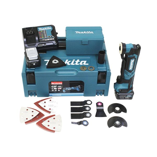 Makita TM30DSMJX5 inkl. 41 tlg. Zubehör Set - Akku Multifunktions Werkzeug 10,8 V