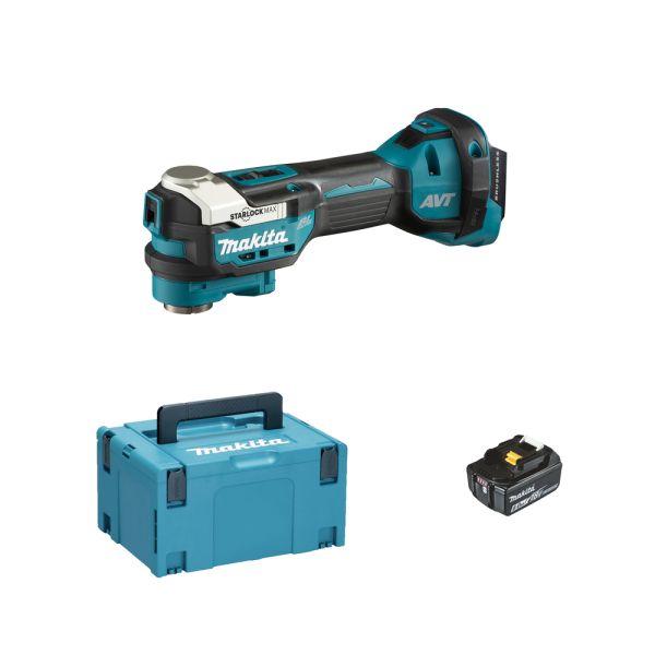 Makita DTM52G1J 1 x 6,0 Ah ohne Ladegerät - Akku Multifunktionswerkzeug 18 V