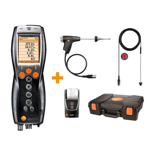 testo 330-2 LL Abgasmessgerät - Heizungsbau-Set 0563 3372 78