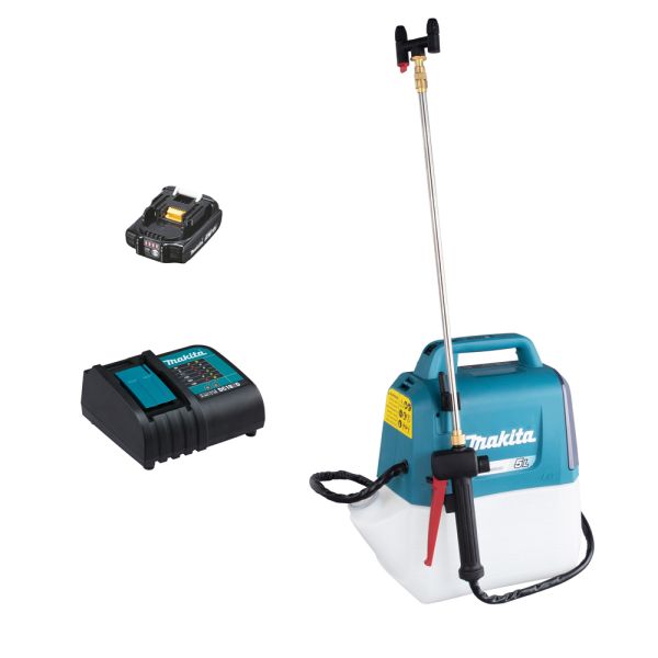 Makita DUS054RA1 1 x 2,0 Ah + Lader - Akku-Druckspritze 18V 5,0 l 3,0 bar