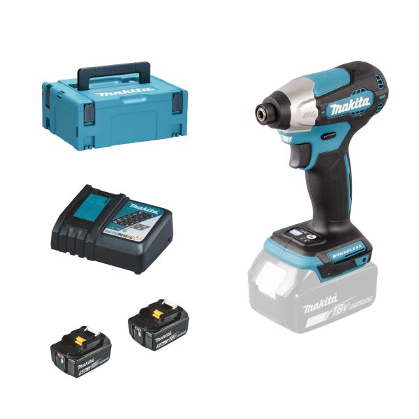 Makita DTD157RTJ 2 x 5,0 Ah – Akku Schlagschrauber 18 V