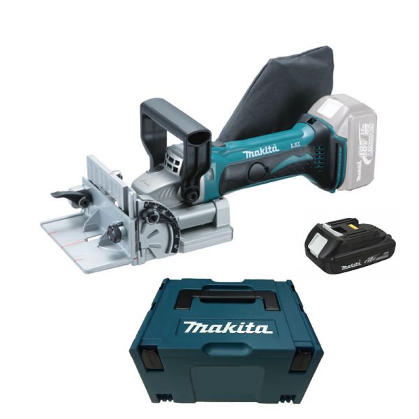 Makita DPJ180Y1J 1 x 2,0 Ah - Akku Nutfräse 18 V