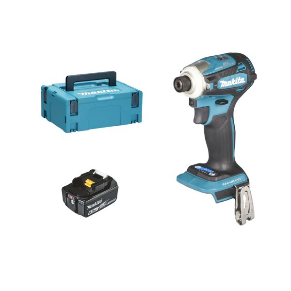 Makita DTD172G1J 1 x 6,0 Ah ohne Ladegerät – Akku Schlagschrauber 18 V