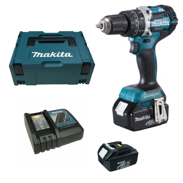 Makita DHP484RFJ 2 x 3,0 Ah - Akku Schlagbohrschrauber 18 V