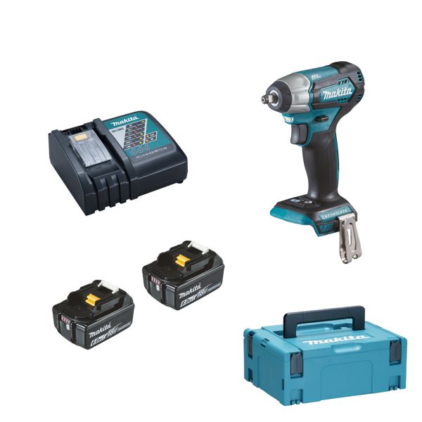 Makita DTW180RGJ 2 x 6,0 Ah - Akku Schlagschrauber 18 V