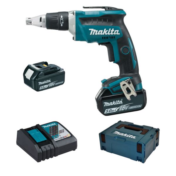 Makita DFS452RTJ 2 x 5,0 Ah - Akku Schnellbauschrauber 18 V