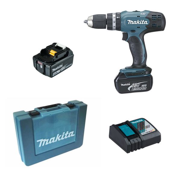 Makita DHP453RME 2 x 4,0 Ah im Koffer - Akku Schlagbohrschrauber 18 V