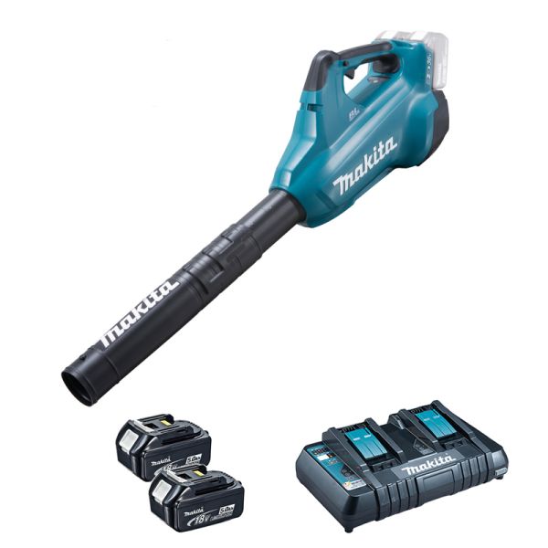 Makita DUB362PT2 2 x 5,0 Ah / DC18RD - Akku Gebläse 2 x 18 V