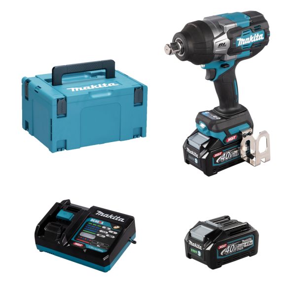 Makita TW001GM201 2 x 4 ,0 Ah - Akku Schlagschrauber 40V XGT