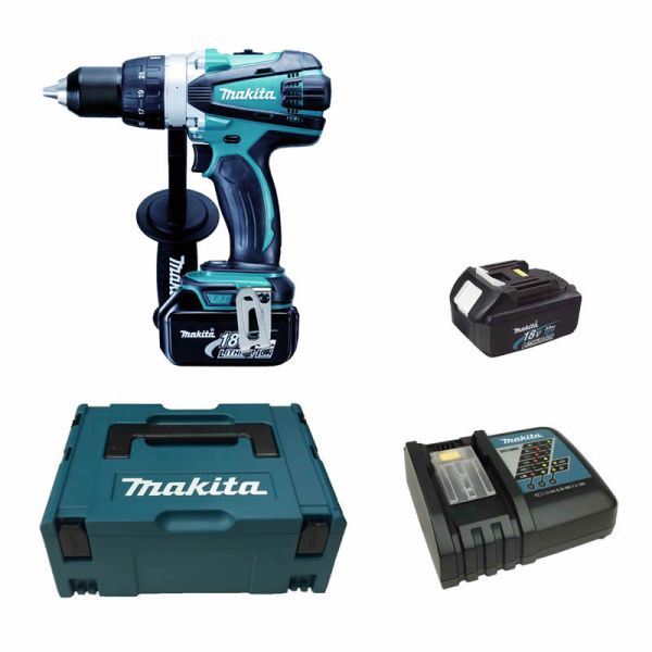 Makita DDF458RFJ 2 x 3,0 Ah - Akku Bohrschrauber 18 V