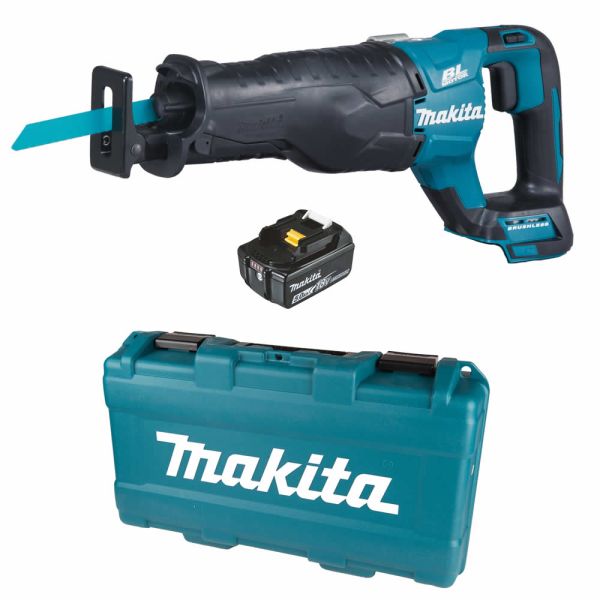 Makita DJR187T1K 1 x 5,0 Ah ohne Ladegerät - Akku Reciprosäge 18 V