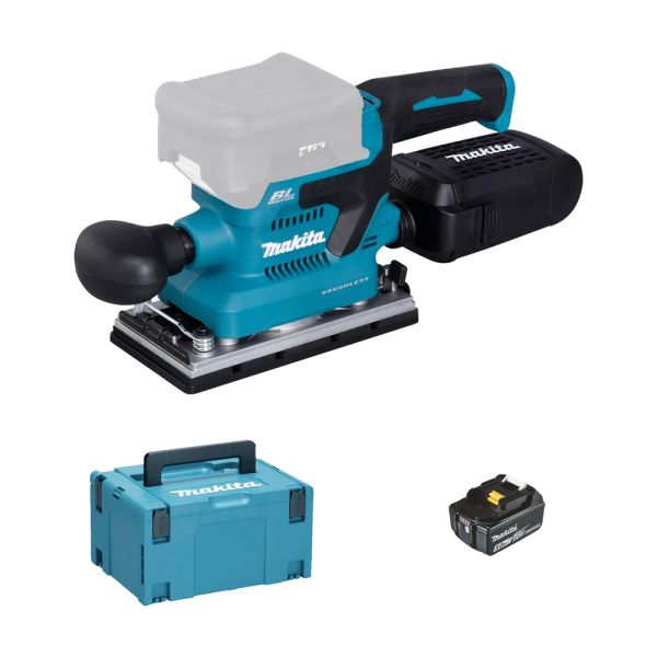 Makita DBO380T1J 1 x 5,0 ohne Lader - Akku Schwingschleifer 18 V