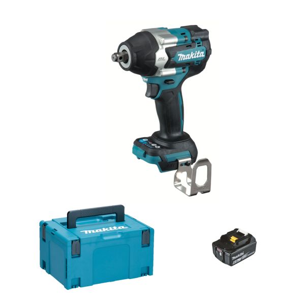 Makita DTW700G1J 1 x 6,0 Ah ohne Ladegerät - Akku Schlagschrauber 18 V 700 Nm