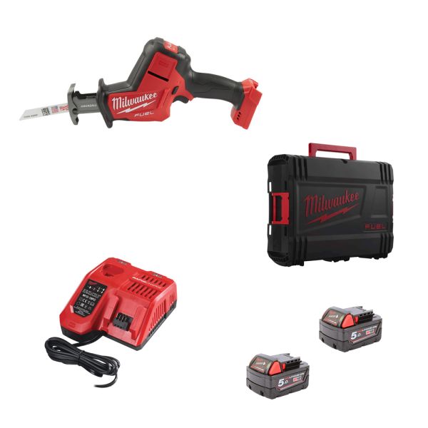 Milwaukee M18 FHZ-502X 2 x 5,0 Ah - FUEL™ Akku Säbelsäge 18 V #4933459885