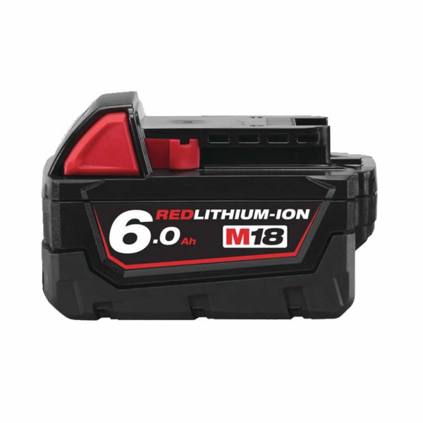 Milwaukee M18 B6 - Akku 18V 6,0 Ah Red Li-Ion