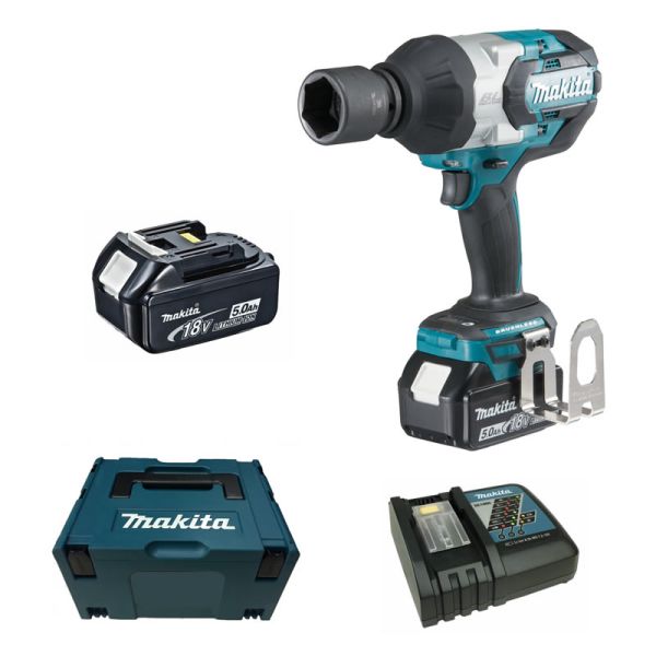 Makita DTW1001RTJ 2 x 5,0 Ah - Akku Schlagschrauber 18 V 1050 Nm