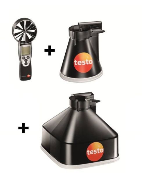 testo 417 Set 1 - Anemometer und Trichterset