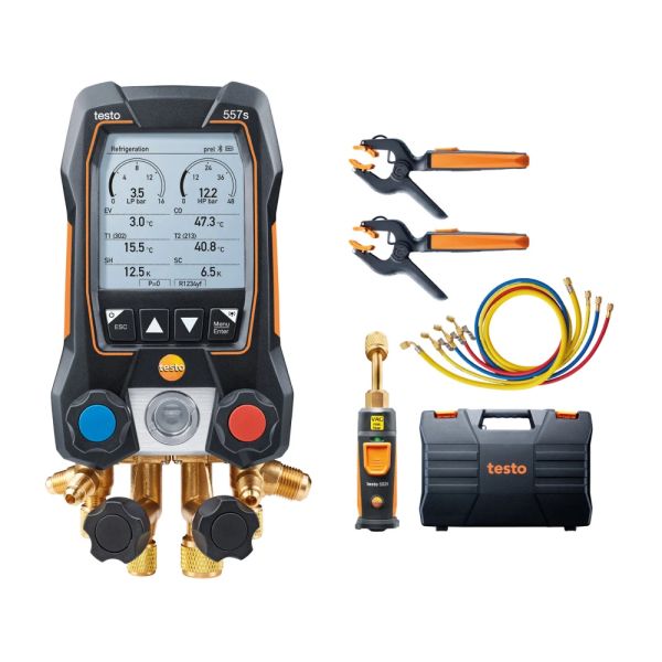 testo 557s - Smart Vakuum Set mit Füllschläuchen #0564 5572