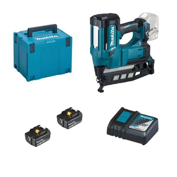 Makita DBN600RTJ 2 x 5,0 Ah - Akku Stauchkopfnagler 18 V