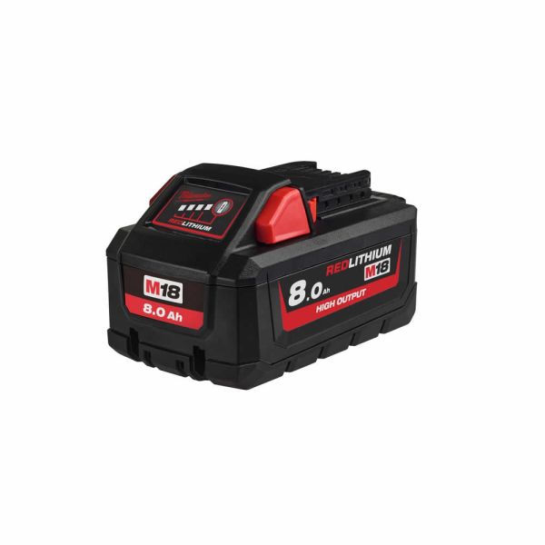 Milwaukee M18 HB8 - Akku 18V 8,0 Ah High Output™ Red Li-Ion