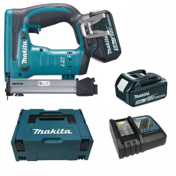 Makita DST221RTJ 2 x 5,0 Ah - Akku Tacker 18 V