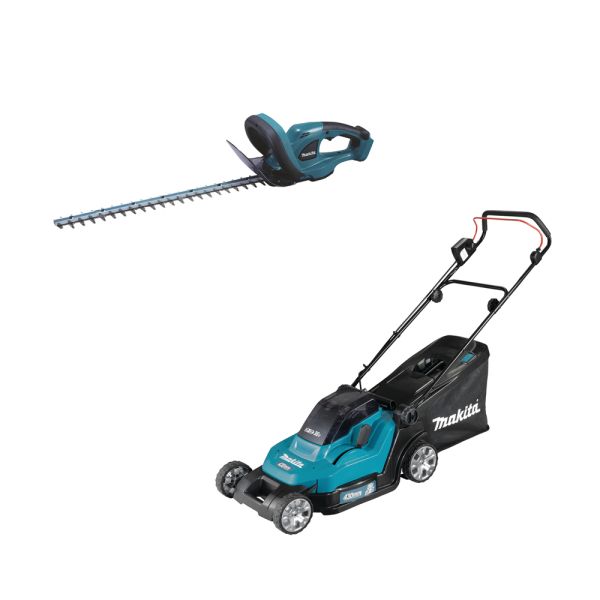 Makita Garten Set DLM432 + DUH523 solo - Akku Rasenmäher Heckenschere