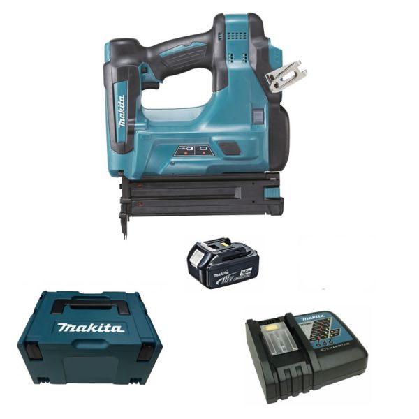 Makita DBN500RT1J ( RTJ ) 1 x 5,0 Ah - Akku Stauchkopfnagler 50mm 18 V