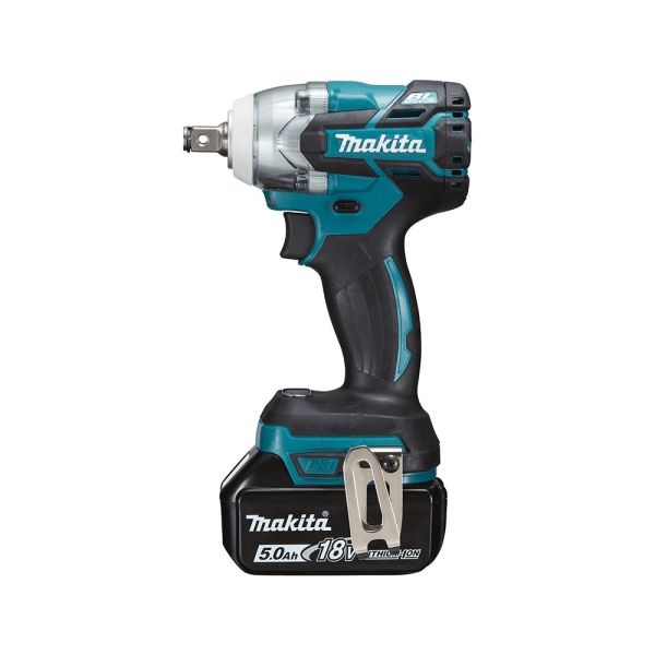 Makita DTW285T1 1 x 5,0 Ah ohne Makpac und Ladegerät - Akku Schlagschrauber 18 V