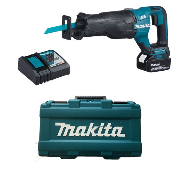 Makita DJR187RT 1 x 5,0 Ah + Ladegerät im Koffer - Akku Reciprosäge 18 V