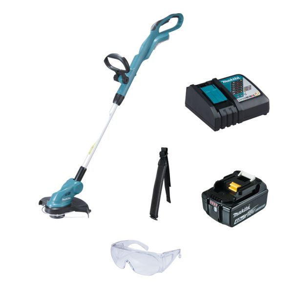 Makita DUR181RM 1 x 4,0 Ah BL1840B + DC18RC - Akku Rasentrimmer