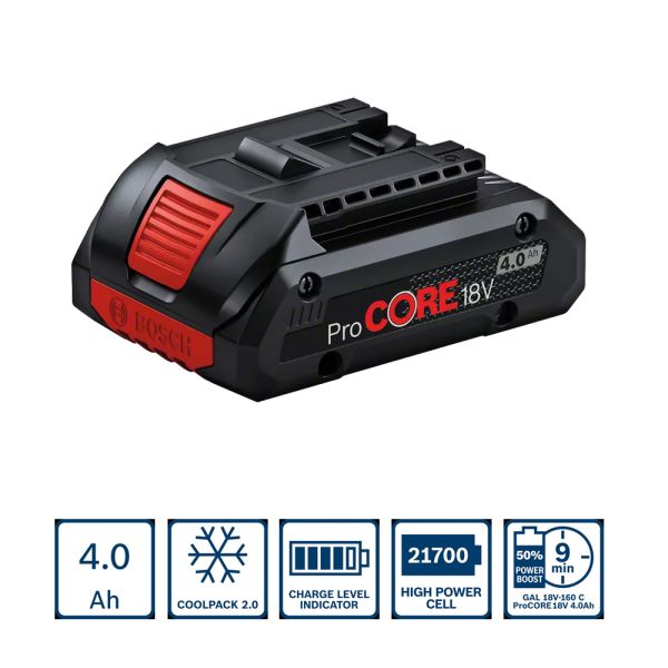 Bosch 4,0 Ah ProCORE18V - Akku 18 V 1600A016GB