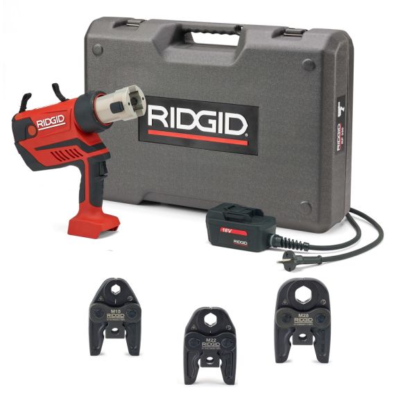 RIDGID RP 350-C inkl. M15/22/28 mm #69813 - Akku Radialpresse / Presswerkzeug