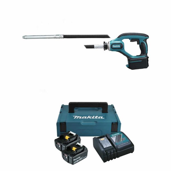 Makita DVR450RTE 2 x 5,0 Ah - Akku Betonverdichter