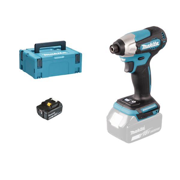 Makita DTD157G1J 1 x 6,0 Ah ohne Lader – Akku Schlagschrauber 18 V